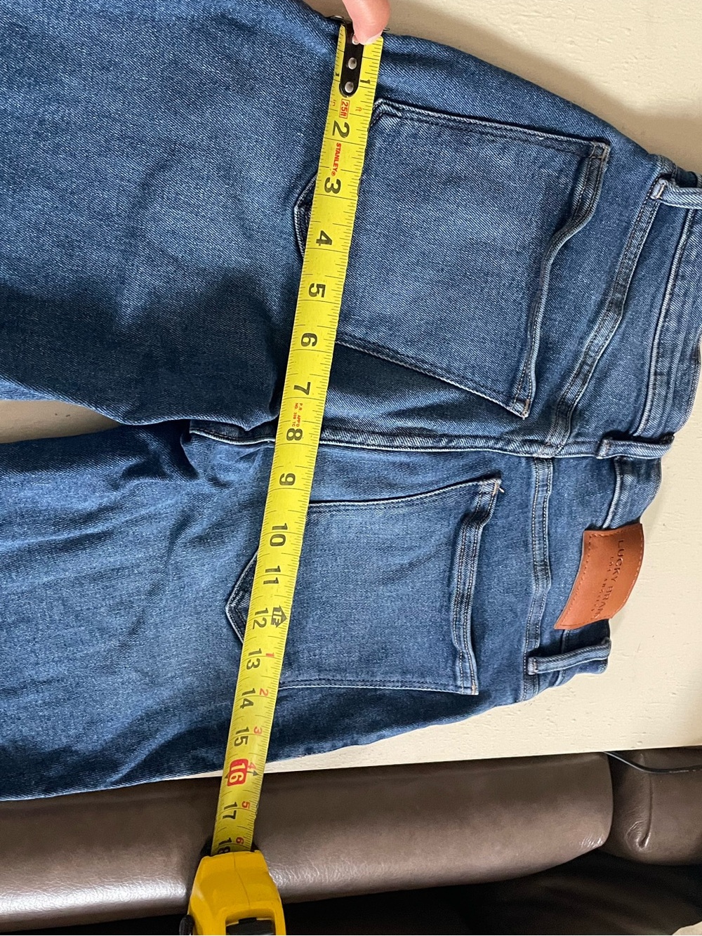 Lucky Brand Women's Skinny Jeans in Medium Blue Denim